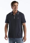 Short Sleeve Polo Shirt - Dk Sapphire Heather