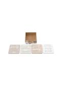 Set of 4 Wooden Houses Coasters - Multi