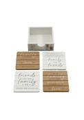 Pebble Family/Friend Coasters Set of 4 image