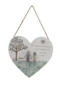 Pebble Heart Plaque