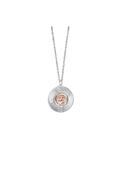 Silver Rose Goldplate Pendant - Silver image