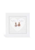 Glitter Mini Picture 'My Mum' - White