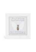 Glitter Mini Picture 'Memorial Angel Wings' - White