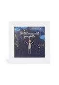 Glitter Mini Picture 'Don't let anyone dull your sparkle' - White