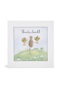Glitter Mini Picture 'Thanks a bunch' - White