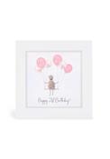 Mini Picture 'Happy 21st Birthday' - White