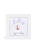 Mini Picture 'Happy 70th Birthday ' - White