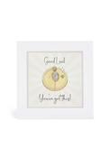 Mini Picture 'Good Luck' - White