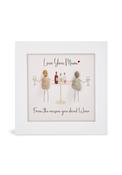 Mini Picture 'Love You Mum' - White