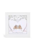 Mini Picture 'Silver Wedding Anniversary' - White