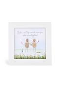 Mini Picture 'Sister &amp; Wine' - White