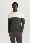 Crew Color Block Knit - Grey / Silver