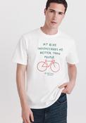 Mi Bike Graphic Tshirt - White