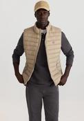 Quilted Puffer Vest - Beige