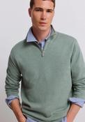 Half Zip Knit - Green