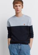 Colour Block Basic Jumper - Blue image