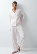 Floral Cotton Classic Pyjama Set - Pink