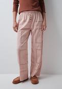 Pink Cotton Bandana Long Pyjama Trousers - Pink