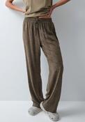Animal Print Long Trousers - Green