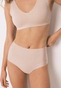 High Waisted Clean Cut Briefs - Brown