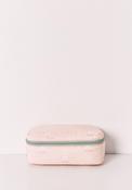 Dog Print Vanity Case Small - Orange