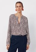 Long Sleeve Printed Blouse - Printed image