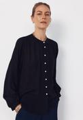 Long Sleeve Printed Blouse - Printed image