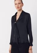 Satin Blouse - Tie Detail image