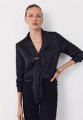 Satin Blouse - Tie Detail image