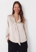 Satin Blouse - Tie Detail image