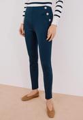 Jersey-Knit Leggings - Blue image