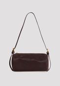 Shoulder Barrel Bag - Dark Brown