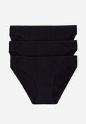My Essentials Cotton Bikini Pack - Black