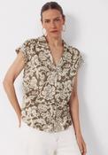 Piqué Polo Blouse - Multicolour image