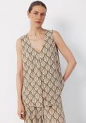 Long Pleated Top - Green image