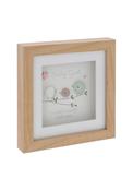 Pebble Glass Square Plaque Baby Girl