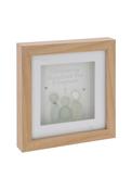 Pebble Glass Square Plaque Christening