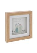 Pebble Glass Square Plaque Mr &amp; Mrs
