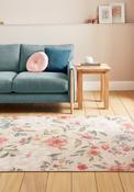 Country Floral Rug - Beige