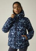 Aldthorn Padded Jacket - Navy Brush Stroke