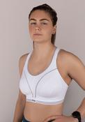 Shock Absorber Run Bra - White Silver Wht