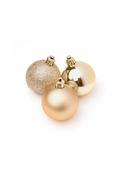 Multi Finish Shatterproof Baubles - Gold