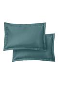 400 Thread Count 100% Cotton Sateen Oxford Pillowcase - Green