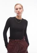 Premium Long Sleeve Top Jrs - Black