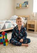 Gaming Button Through Pyjama Set - Multicolour