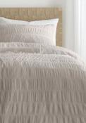 Textured Seersucker Duvet Cover Set - Natural