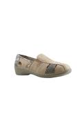 Side Gusset Open Shoe - Beige