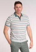 100% Cotton Stripe Polo - North Atlantic image