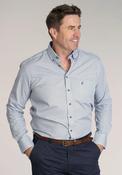Long Sleeve Print Shirt - Brown Dots
