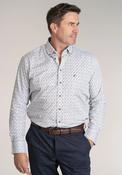 Long Sleeve Print Shirt - Green Multi